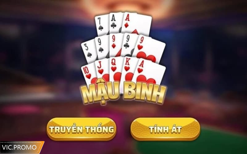 Cách chơi Mậu binh Vic Club đơn giản