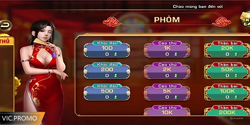 Luật chơi Phỏm Vic Club đơn giản và nhanh chóng